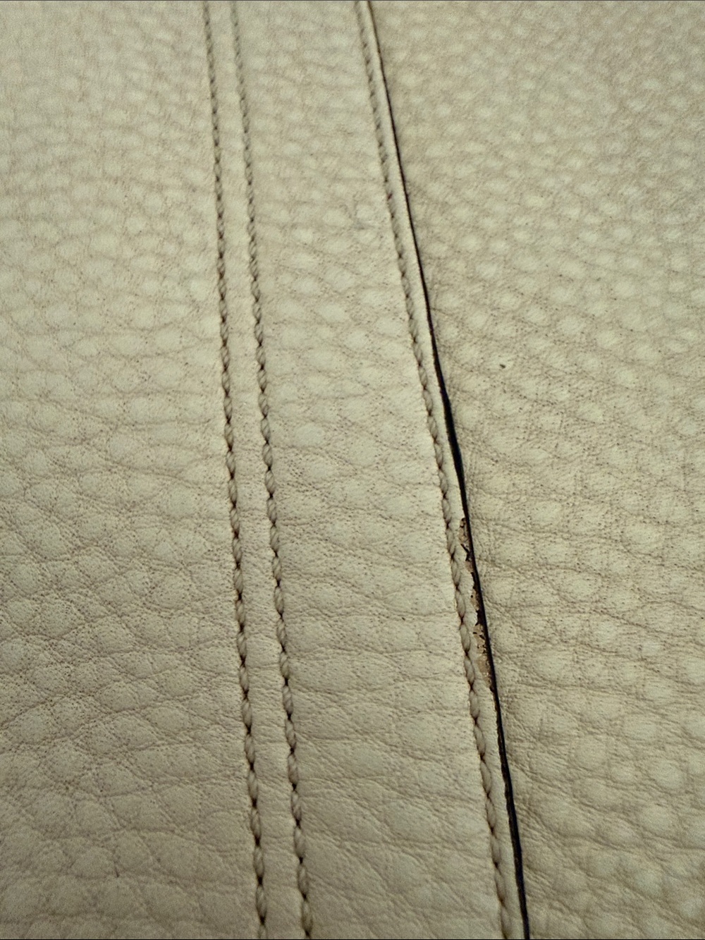 Coach vintage Pebbled Leather Crossbody Bag in Beige/Tan - Picture 8 of 14